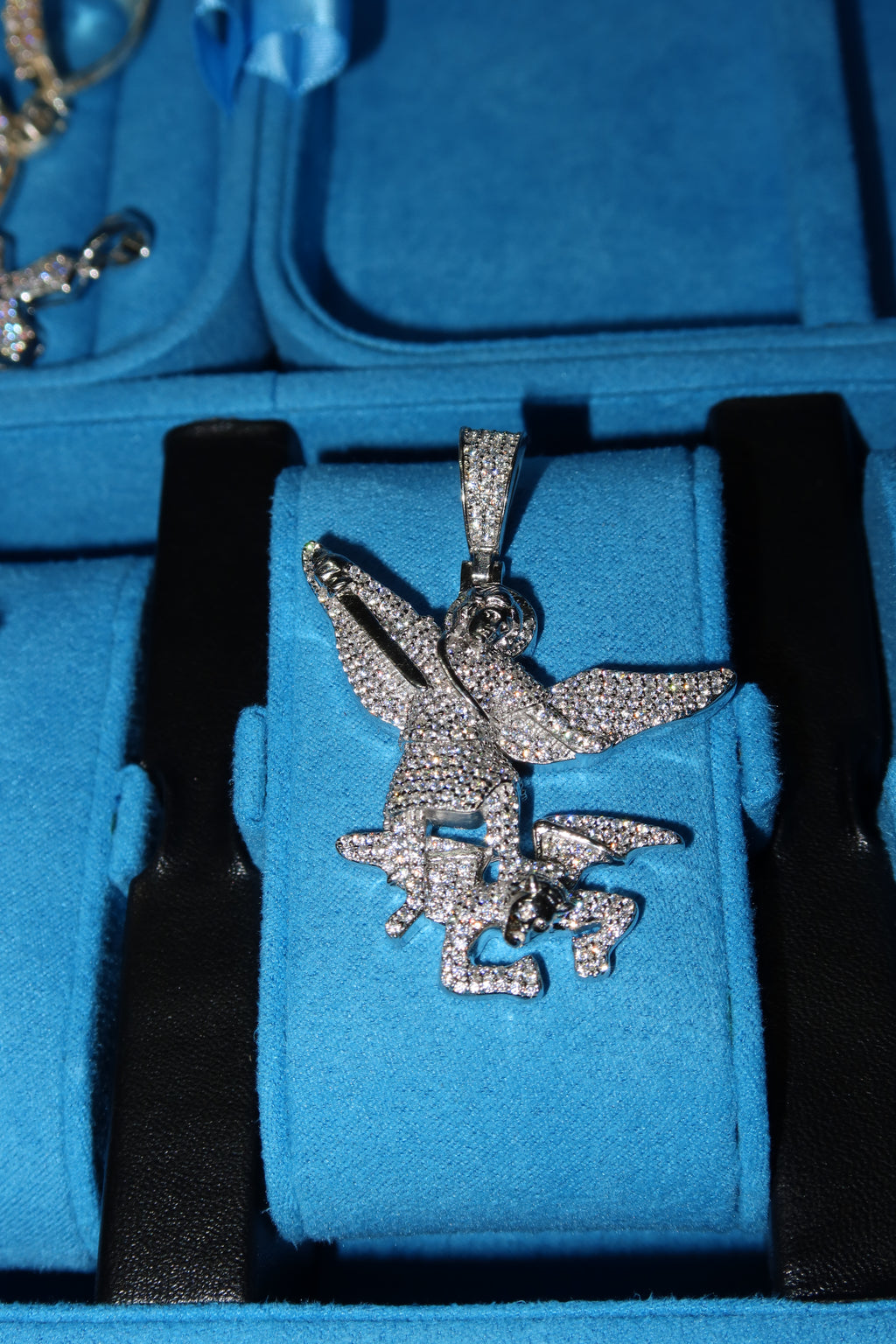 Dije San  Miguel arcángel plateado