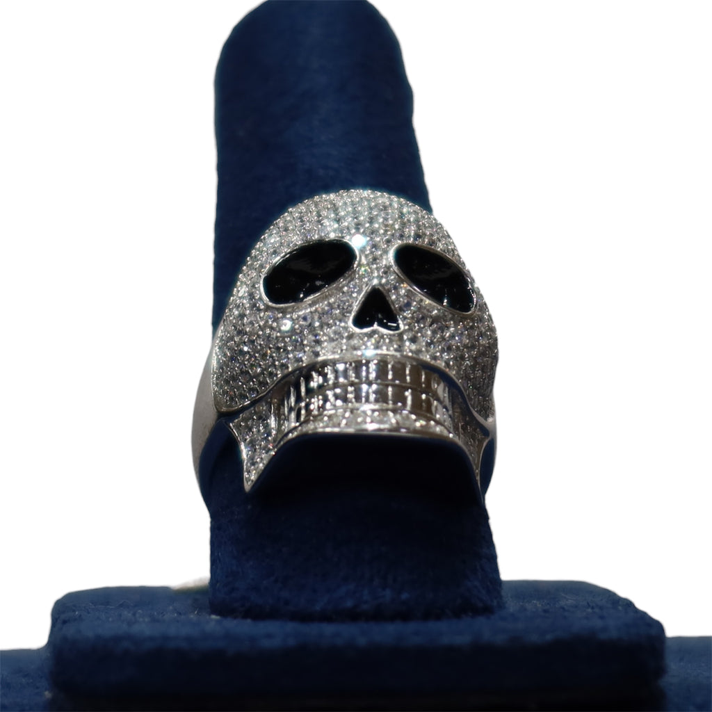 Anillo calavera italiano
