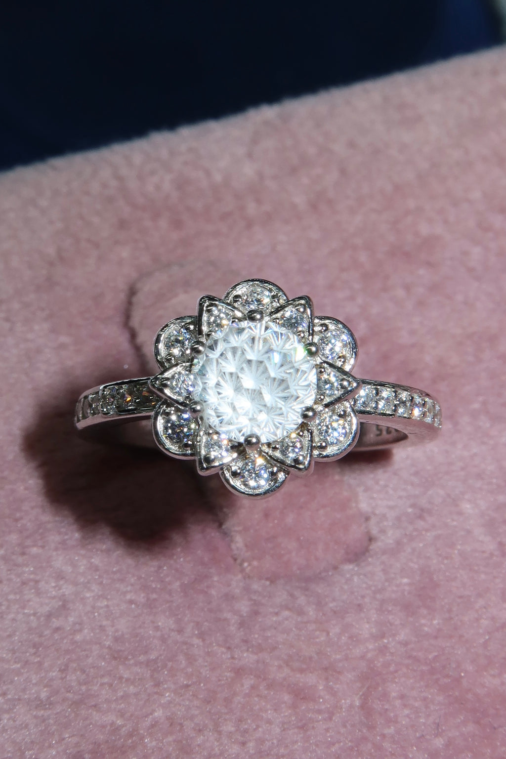 Anillo snowball flor