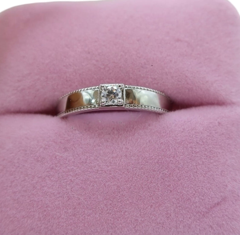 Anillo alianza plana