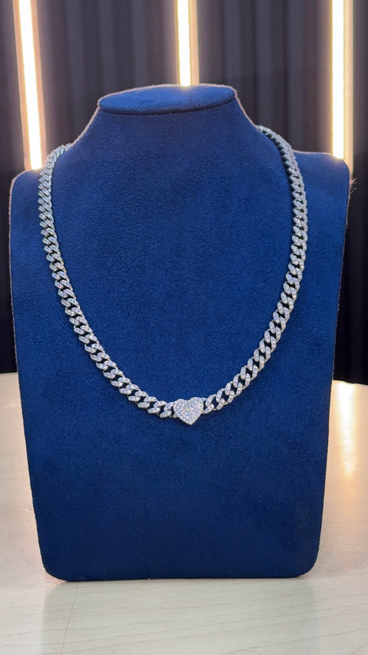 Gargantilla cubana corazon