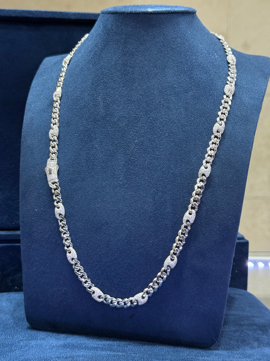 Cadena Gucci Mónaco delgada 7mm