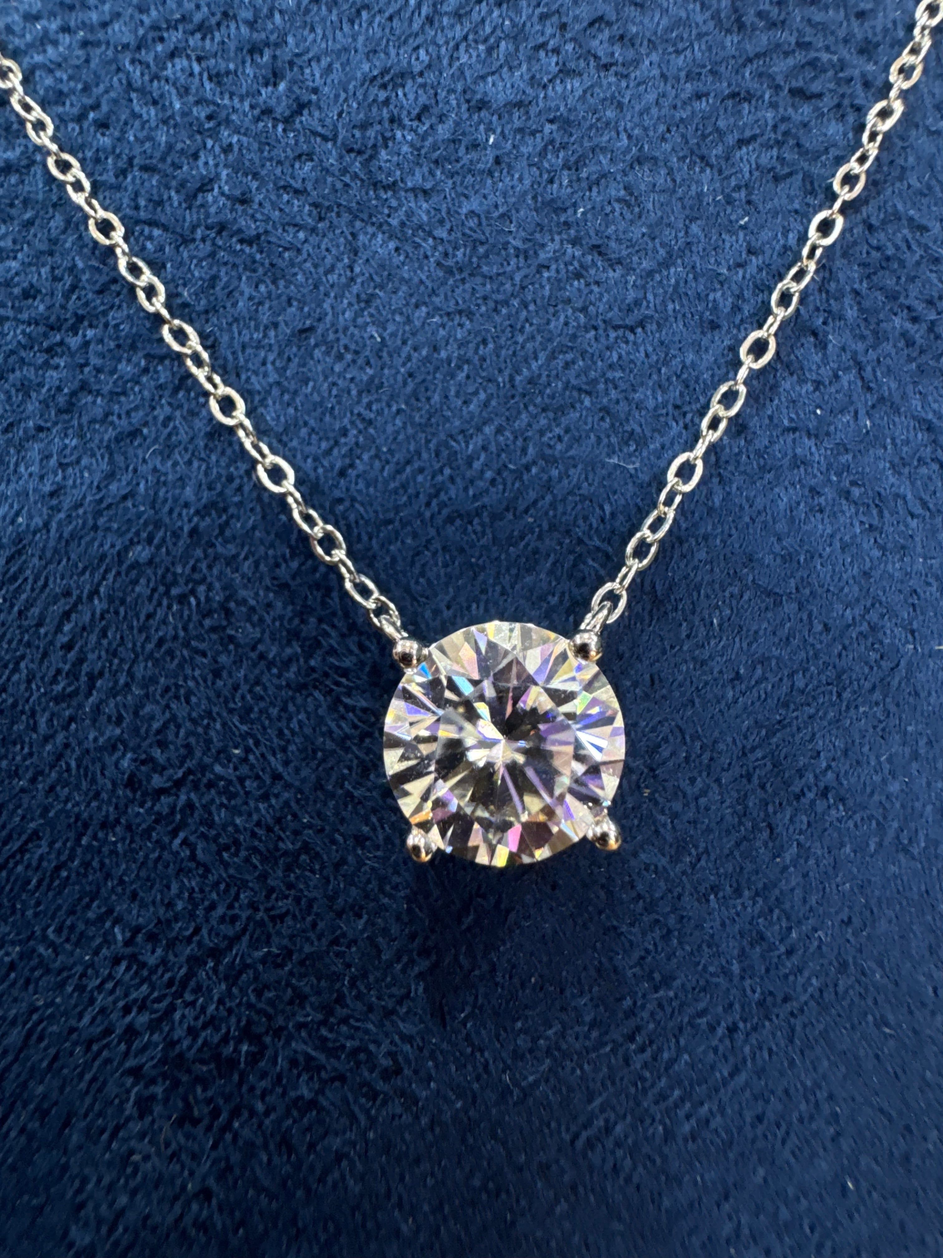 Moissanite necklace