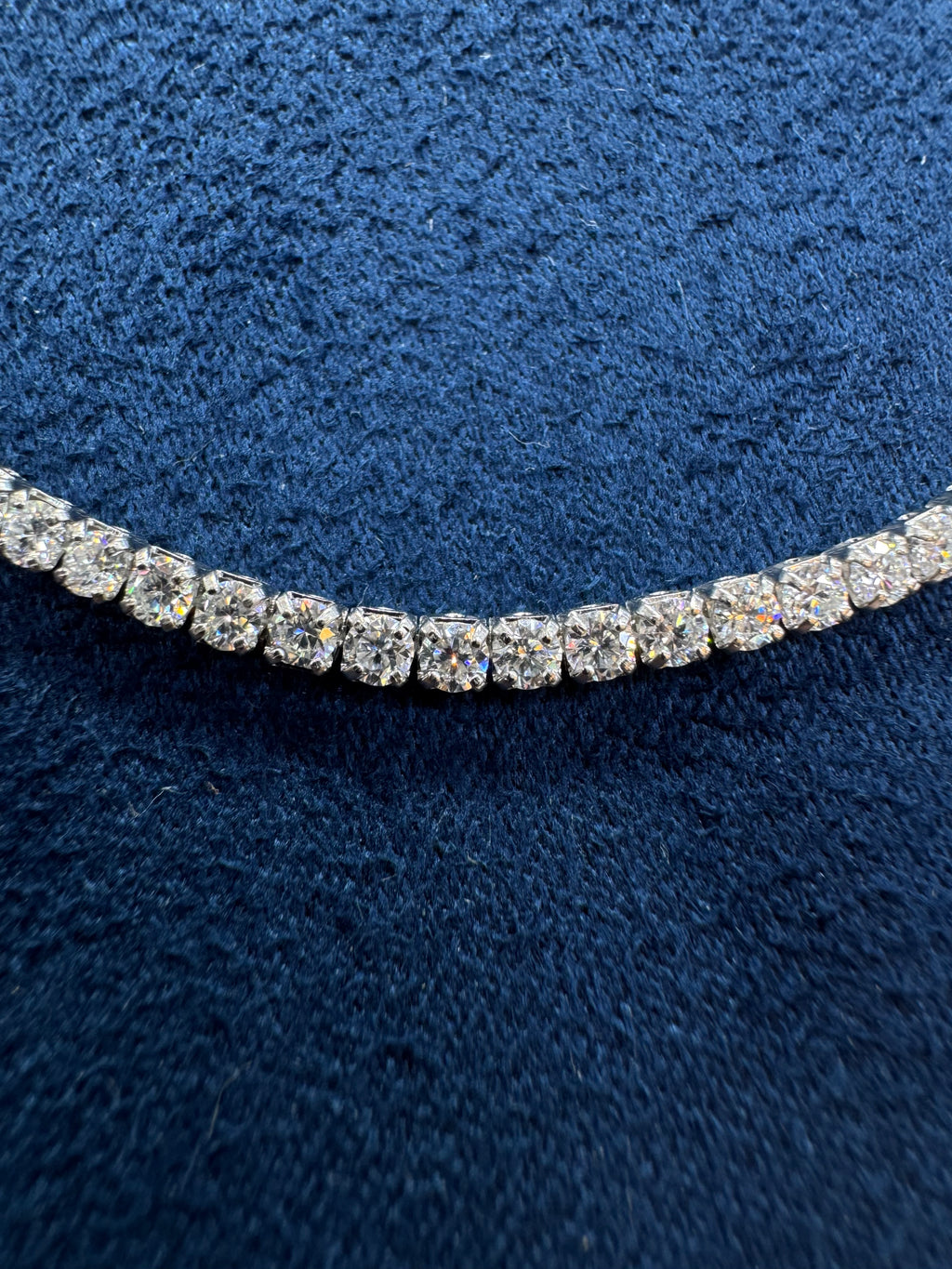 Gargantilla moissanita