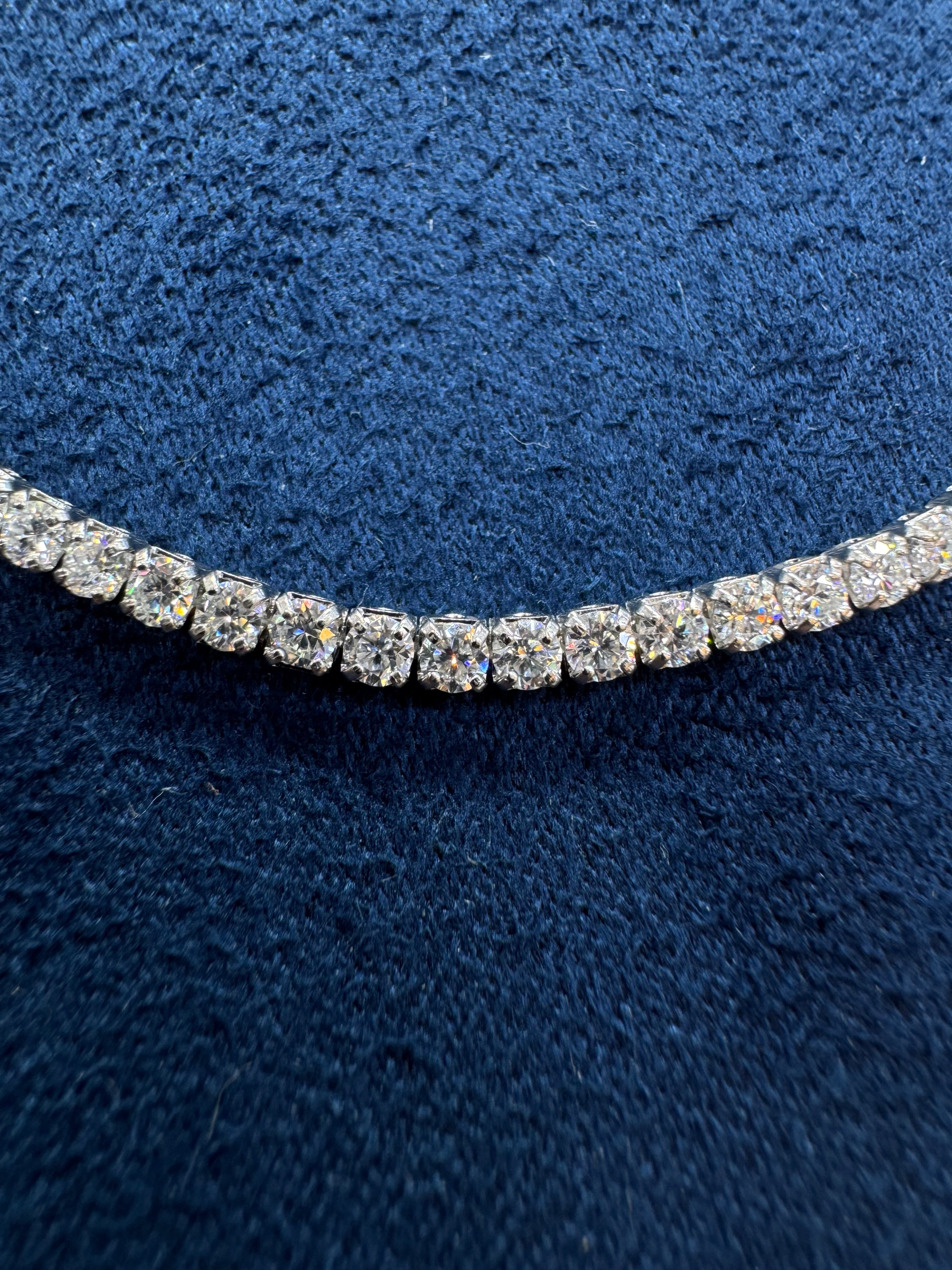 Gargantilla moissanita