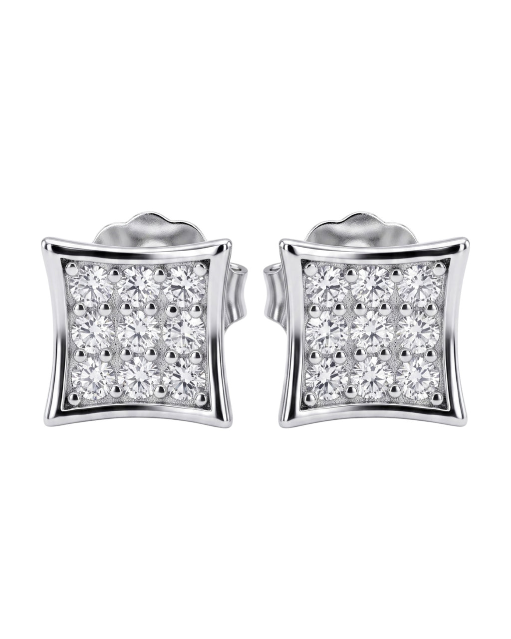 Aretes cuadrados