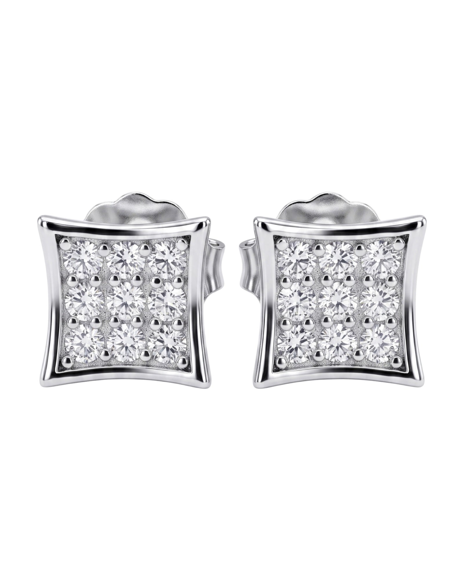 Aretes cuadrados