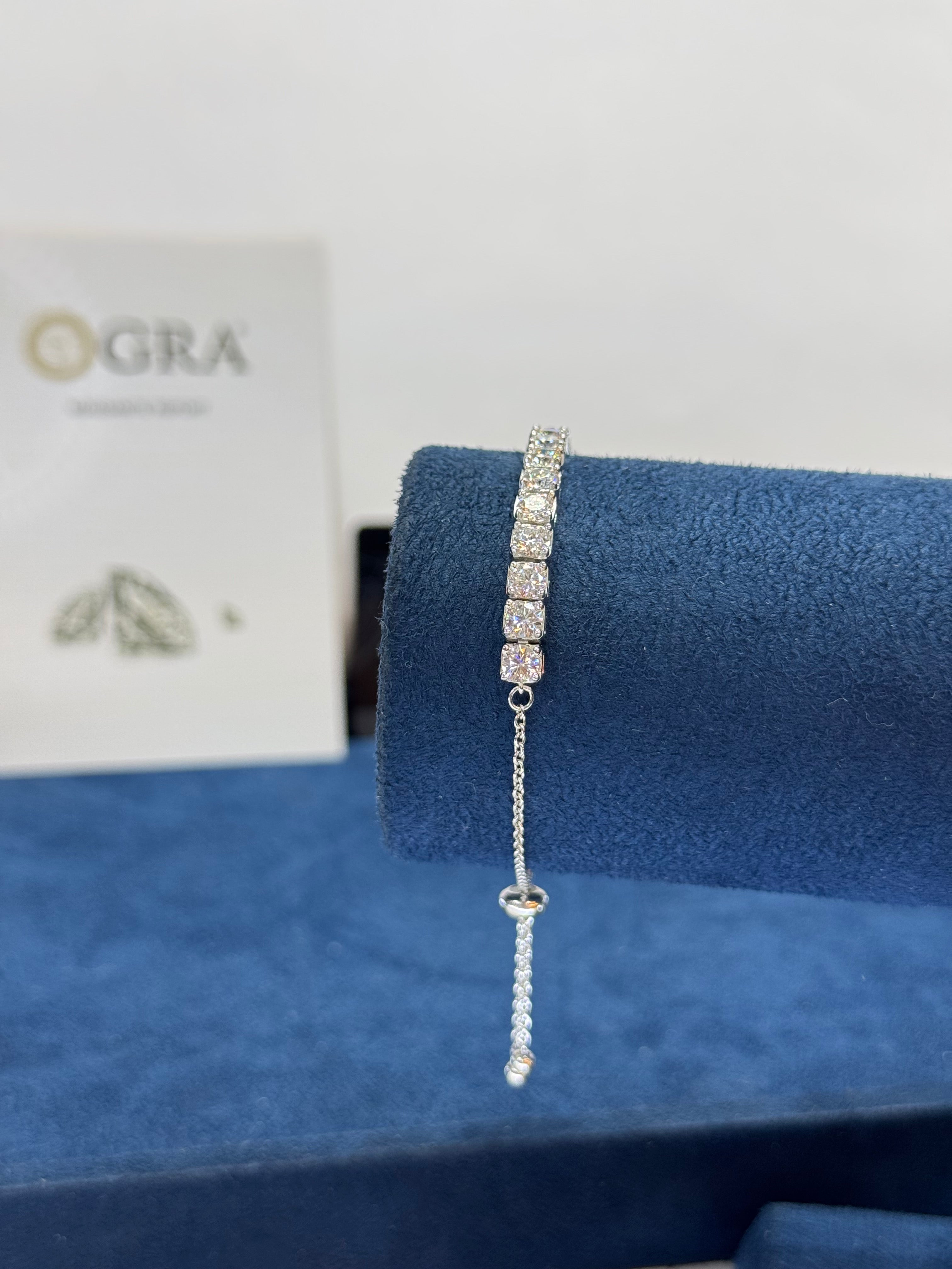 Pulso 4mm moissanita