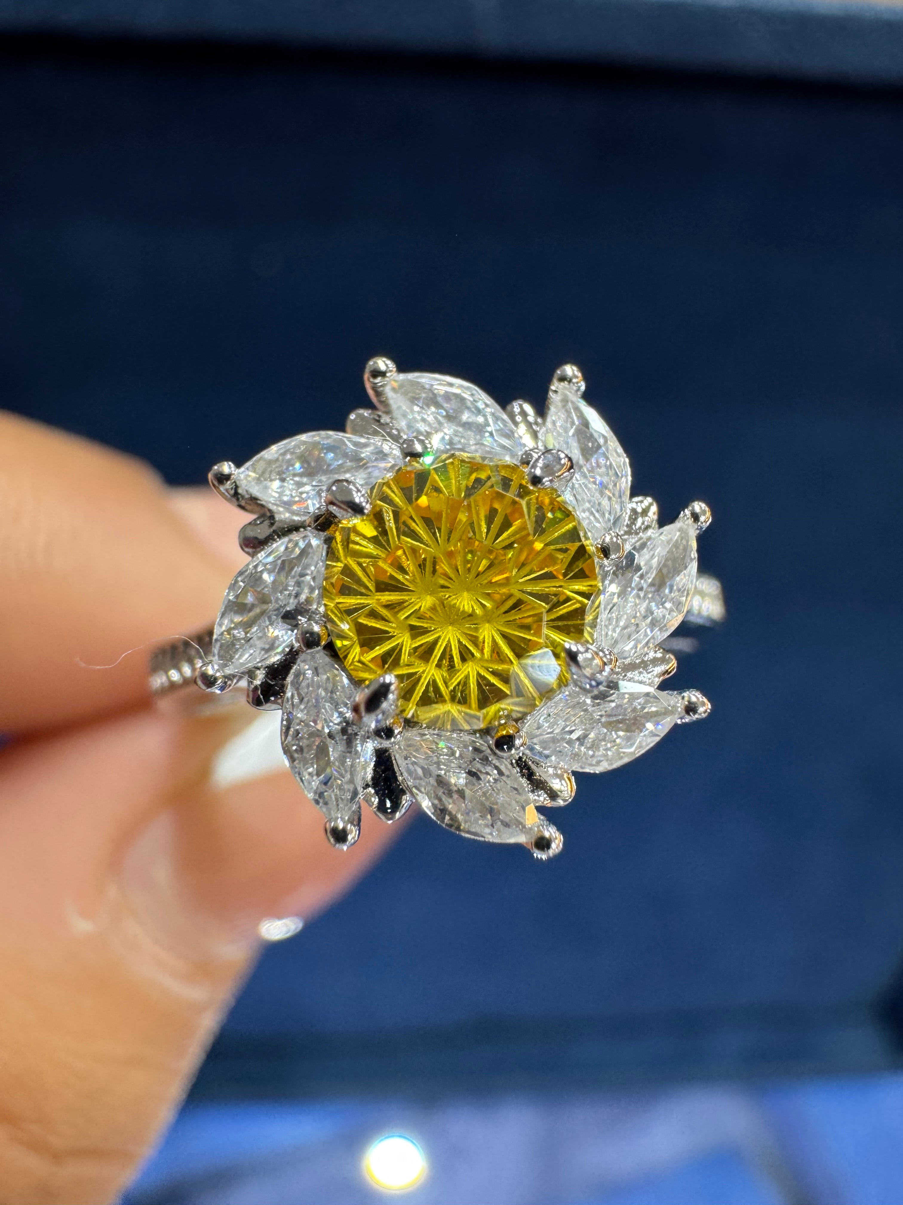 Anillo girasol