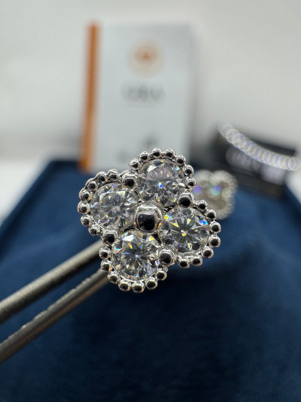 VC Moissanite Clover Set
