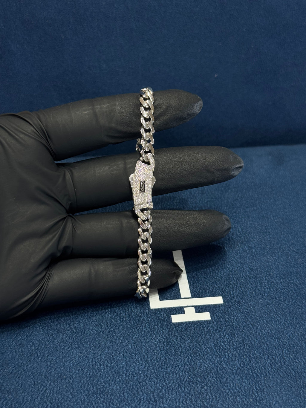 Pulso cubano broche full ice 6mm