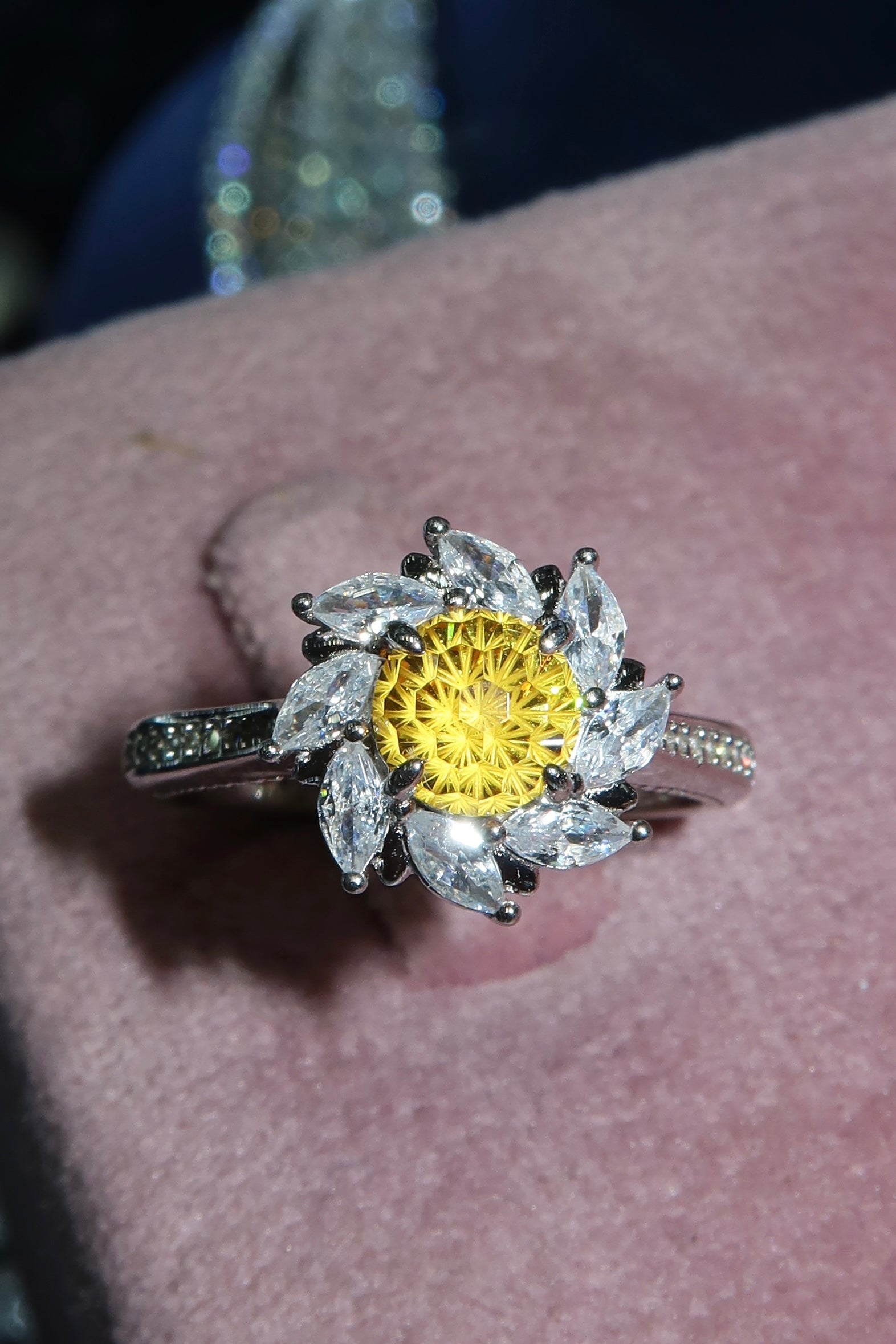 Anillo girasol