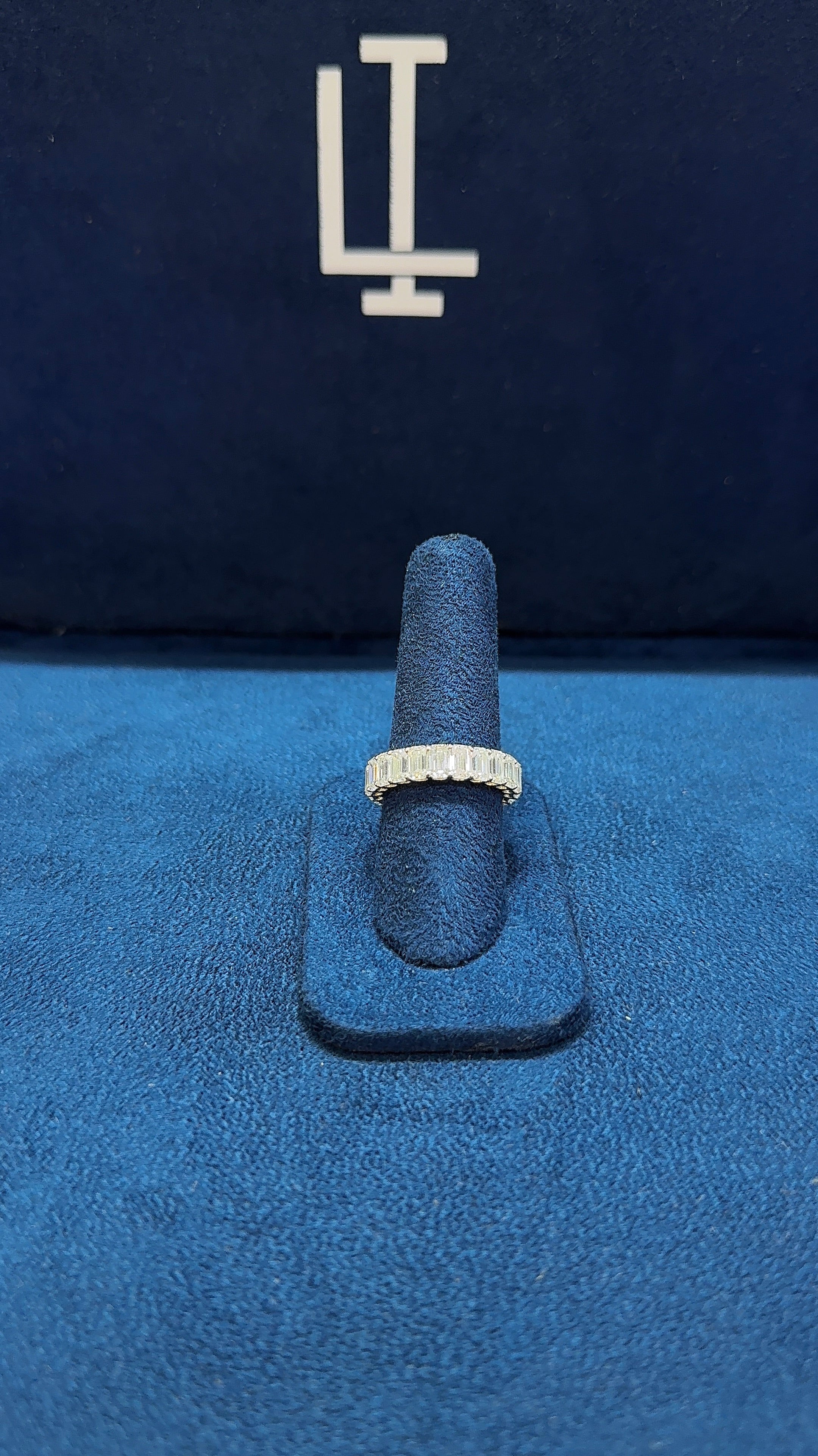 Anillo Churumbela moissanita