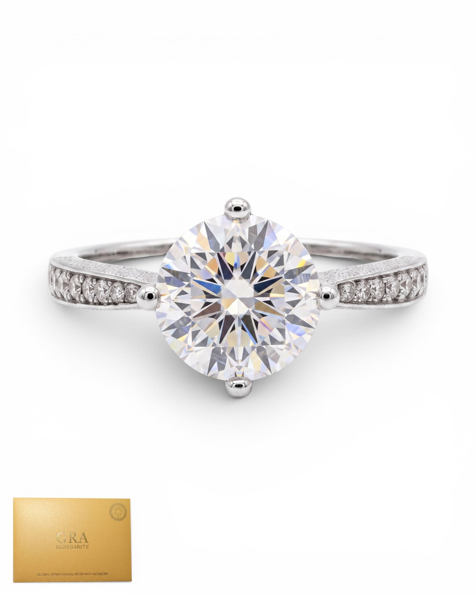 Moissanite ring