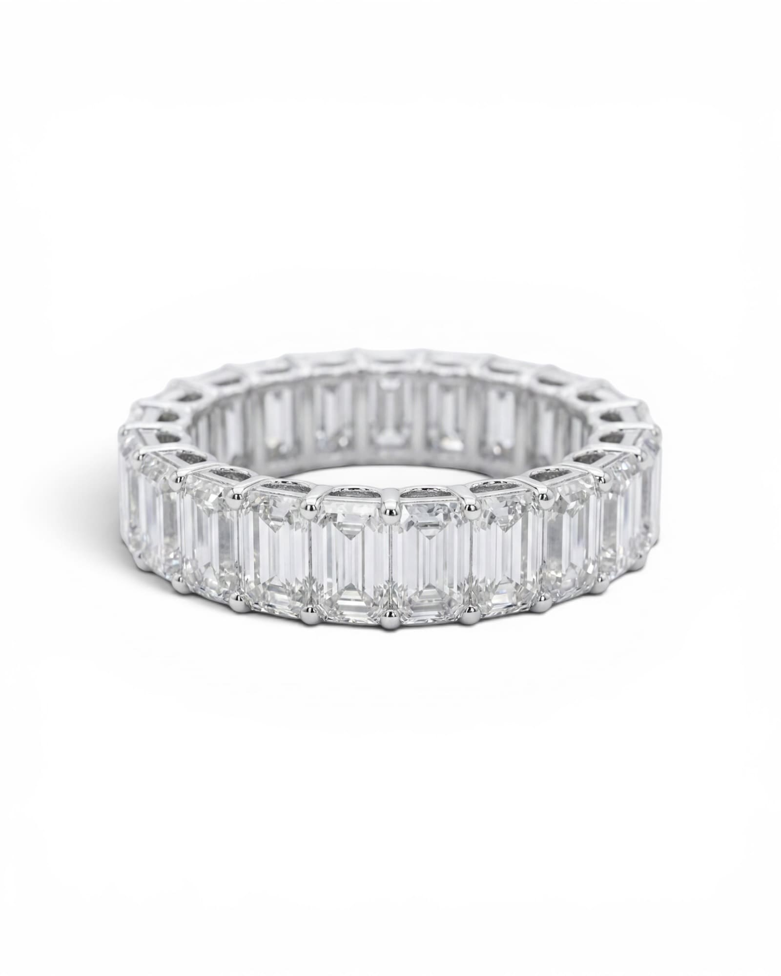 Anillo churumbela moissanita