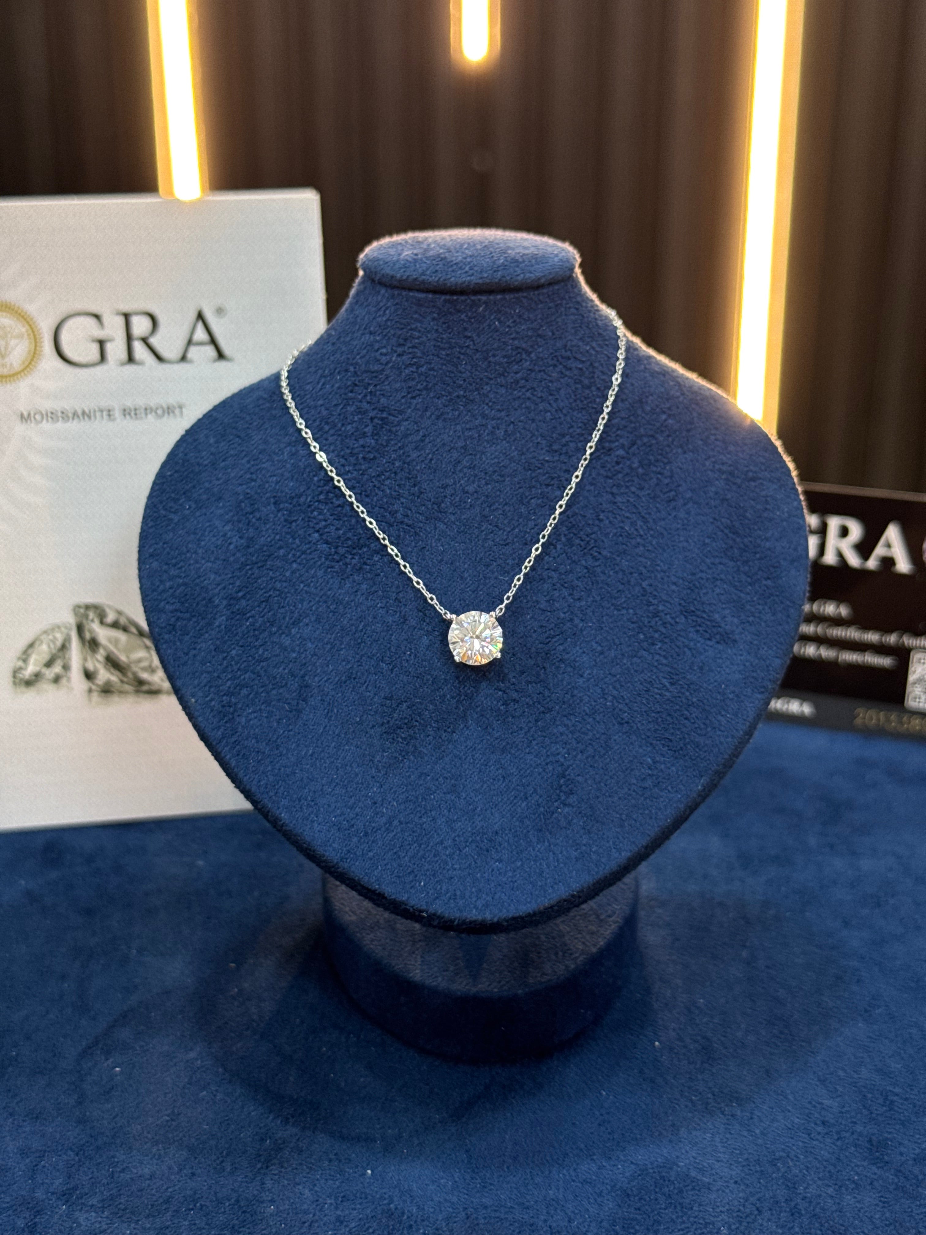 Moissanite necklace