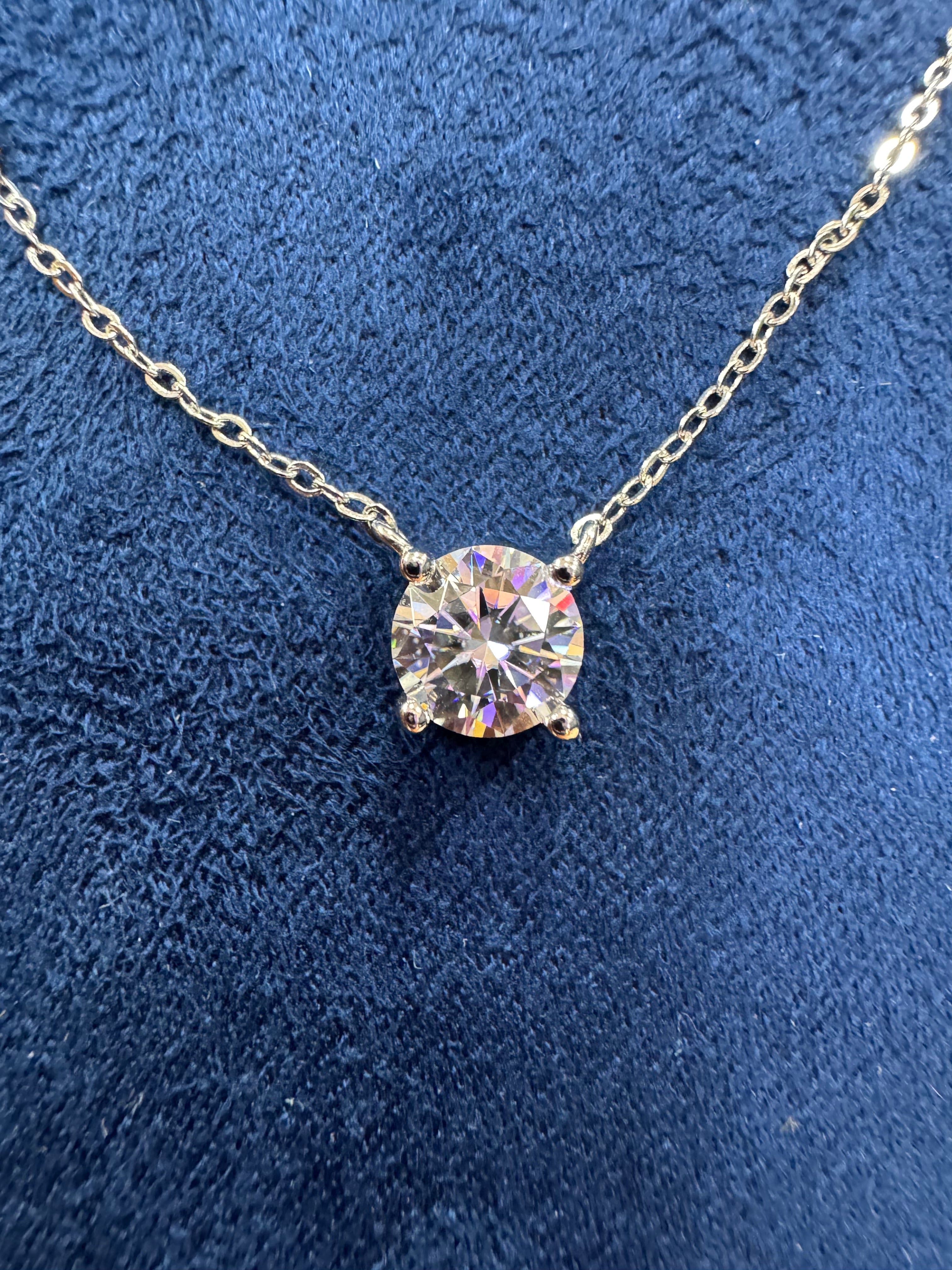 Moissanite necklace