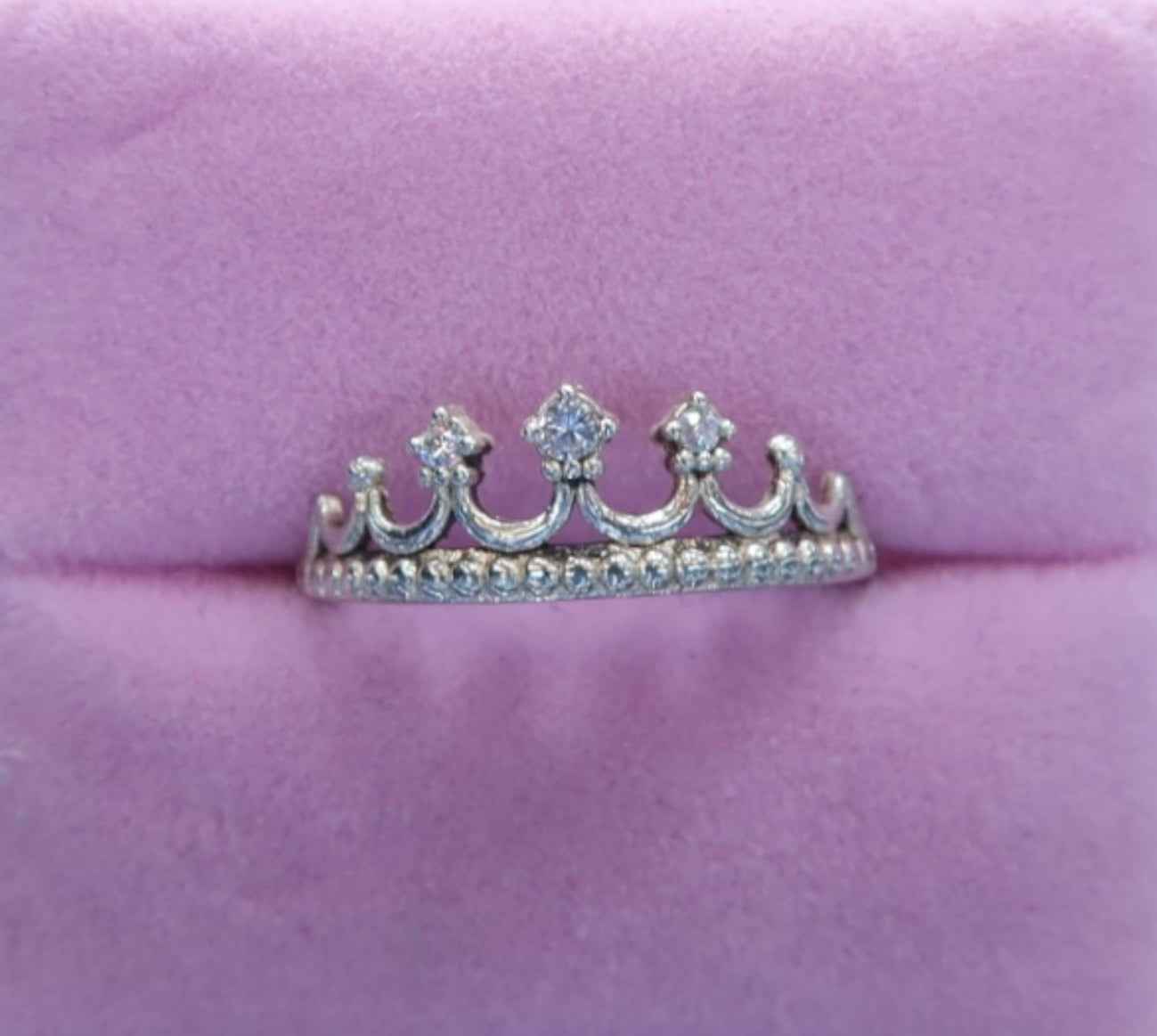 Anillo corona sin rodio