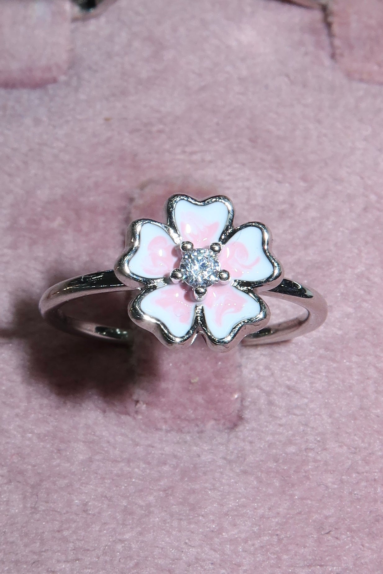 Anillo flor