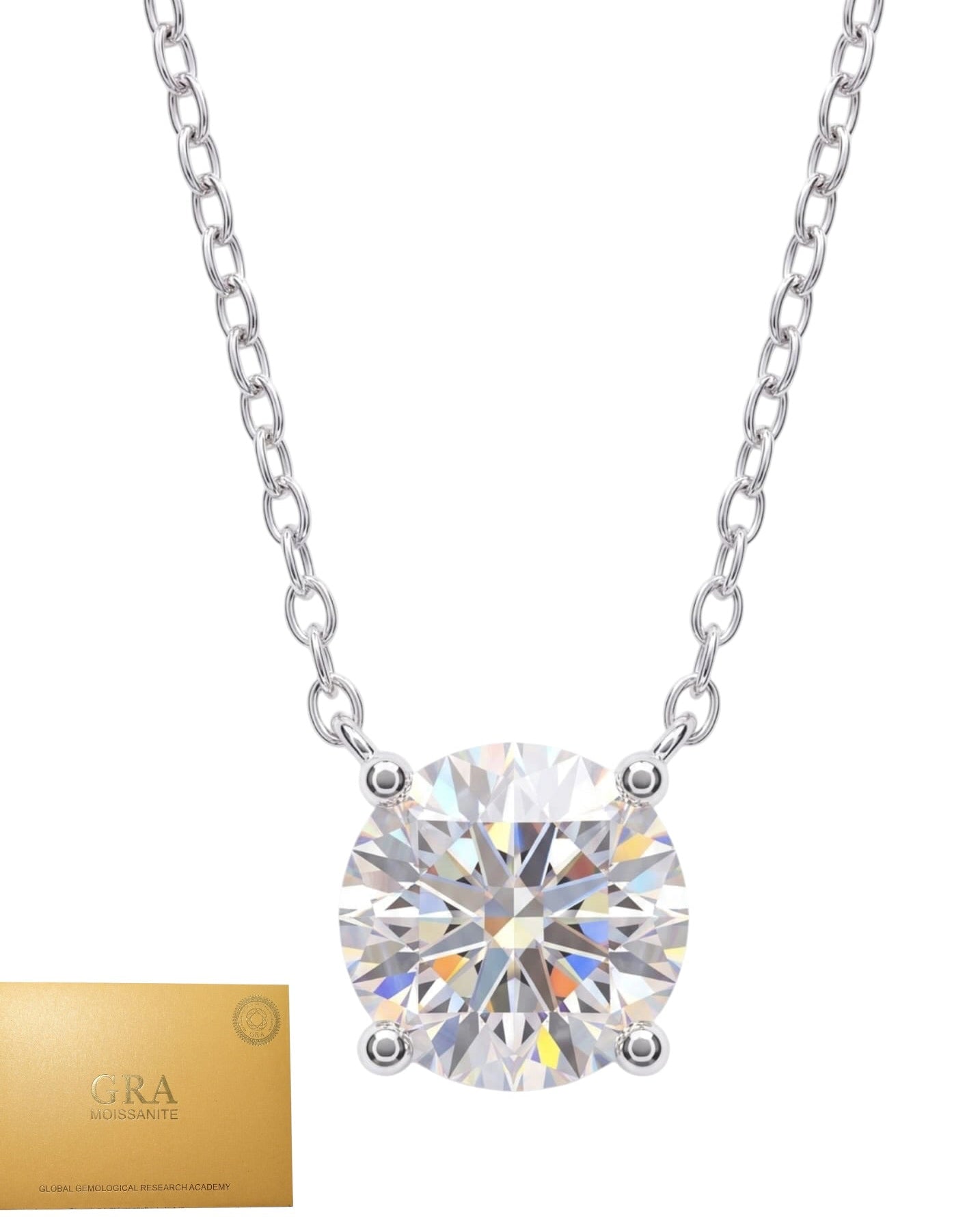 Collar moissanita