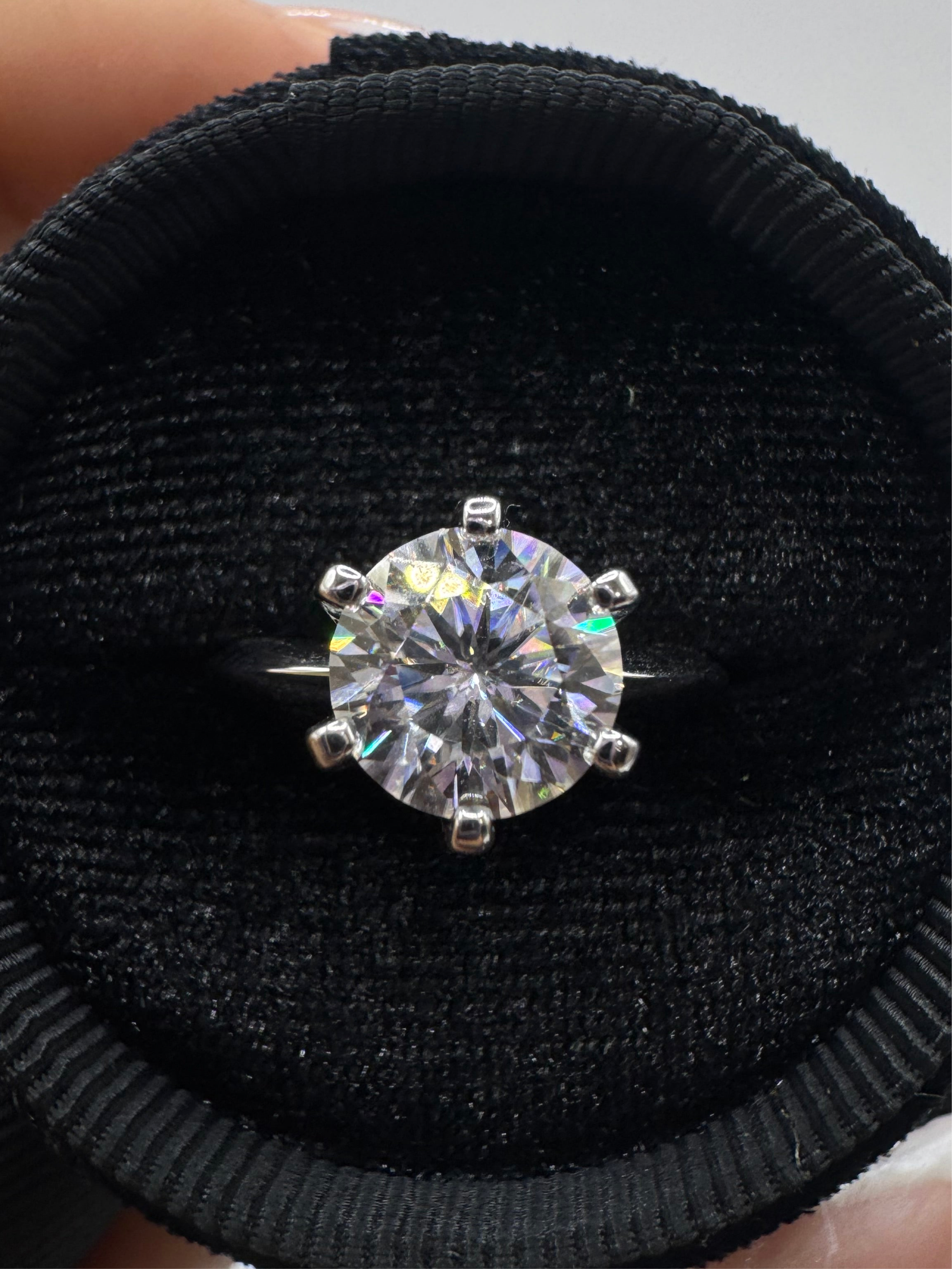 Anillo Tiffany  2 ct