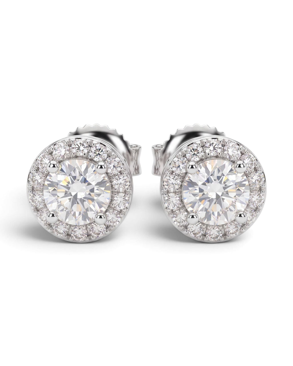 Aretes Moissanita