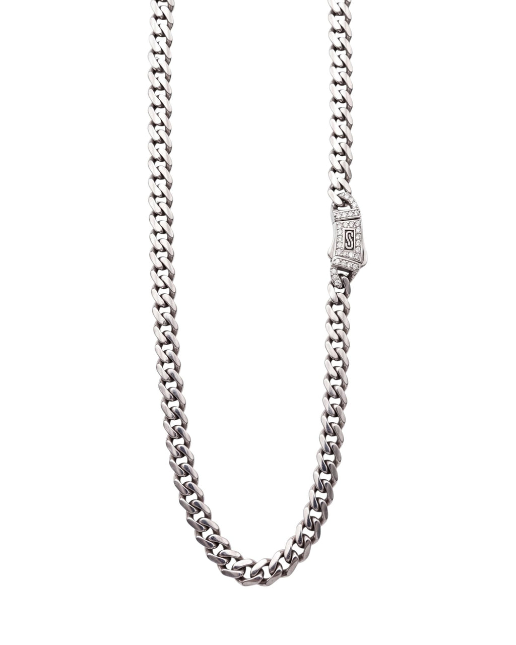 Cadena cubana broche full ice 4mm
