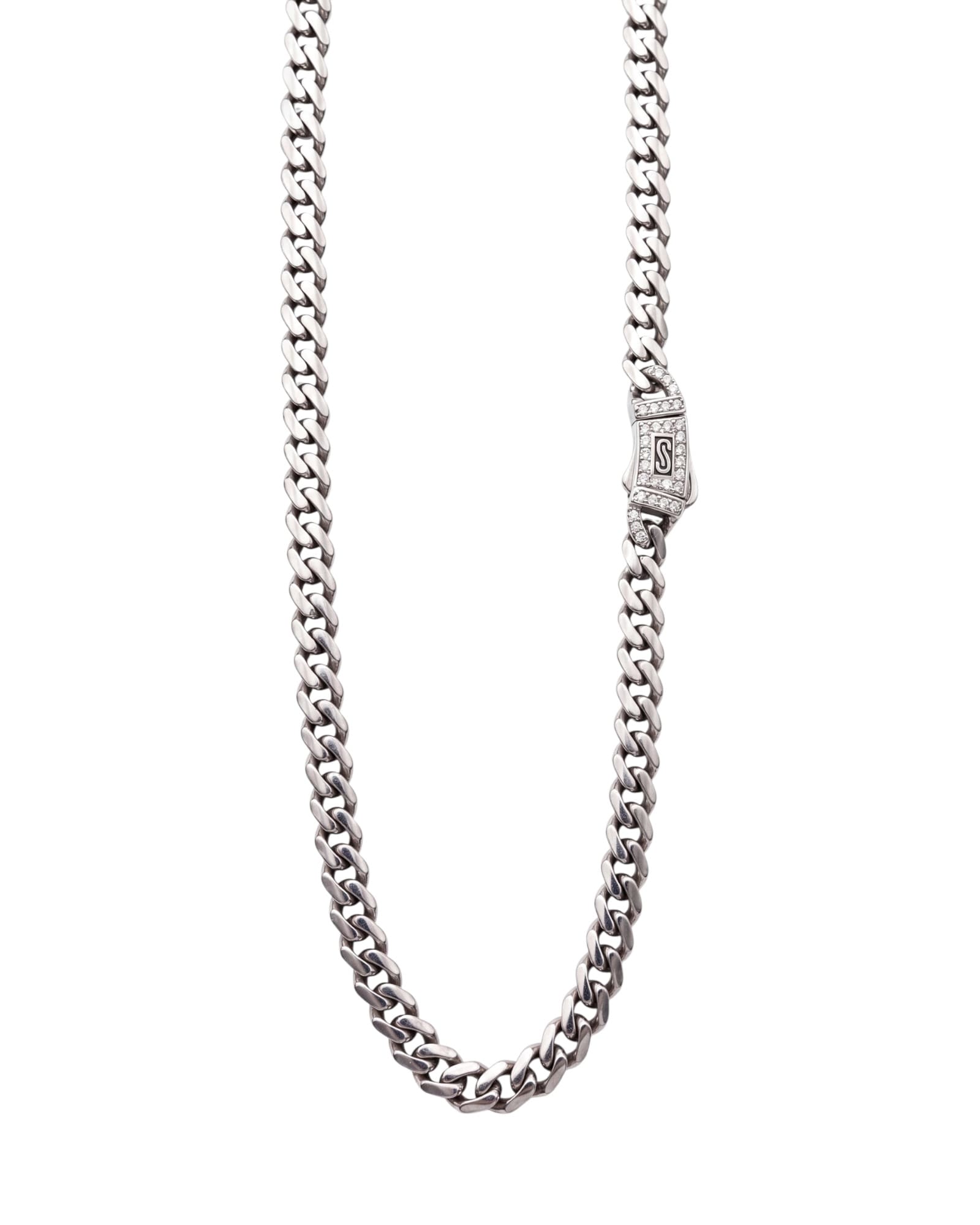 Cadena cubana broche full ice 4mm