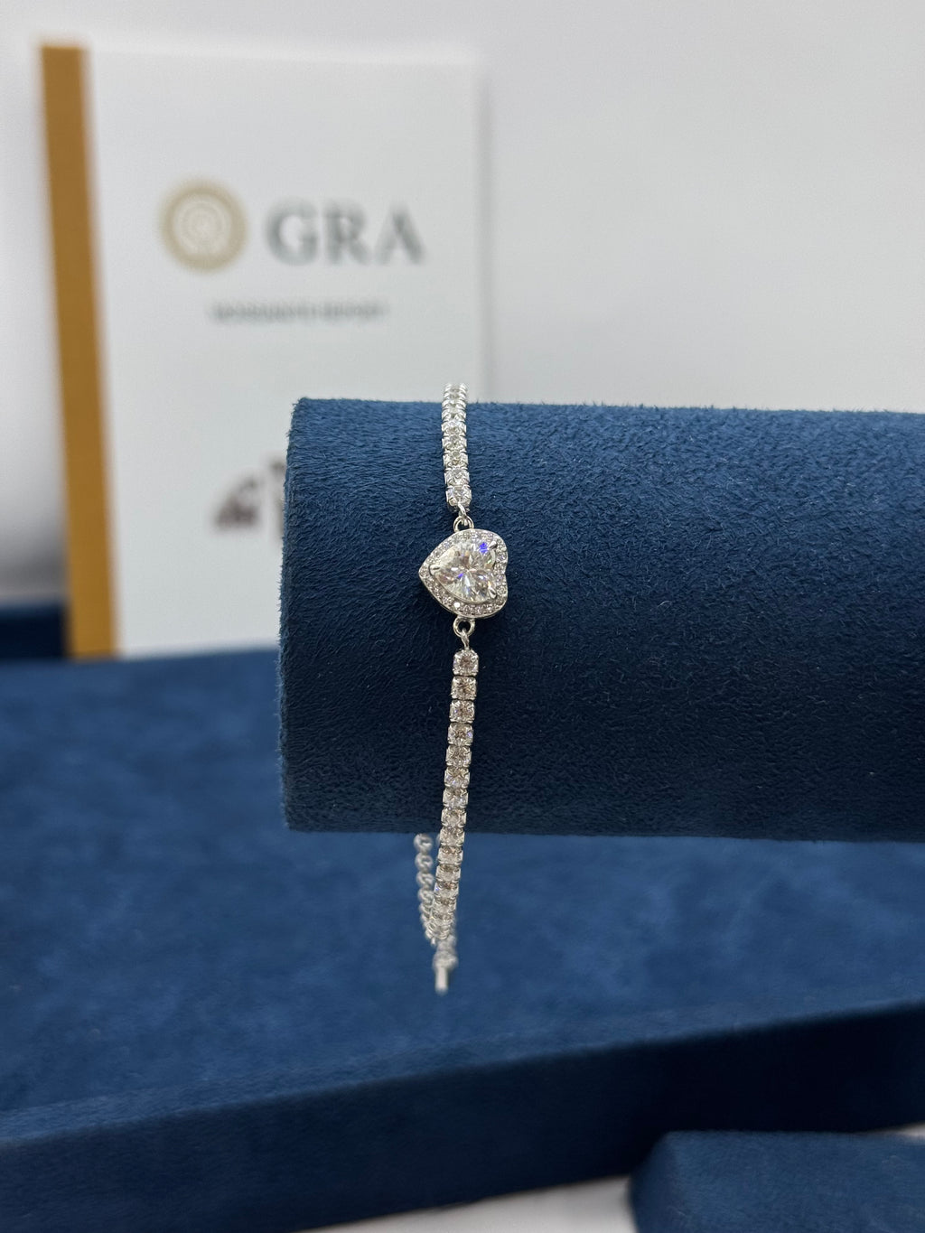 Adjustable Moissanite Heart Rate