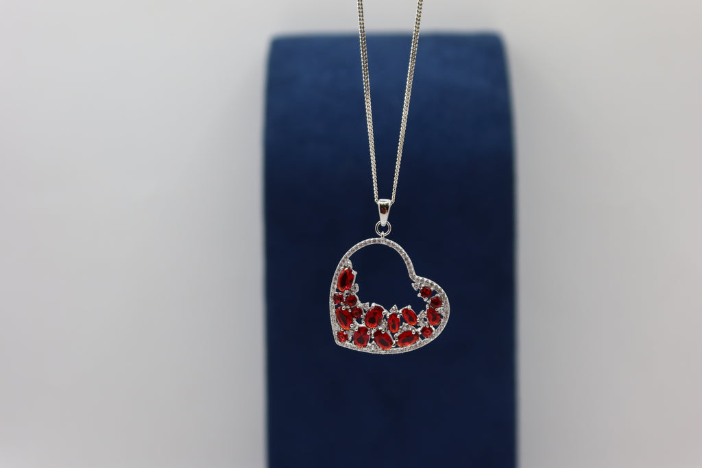 Collar dije corazón