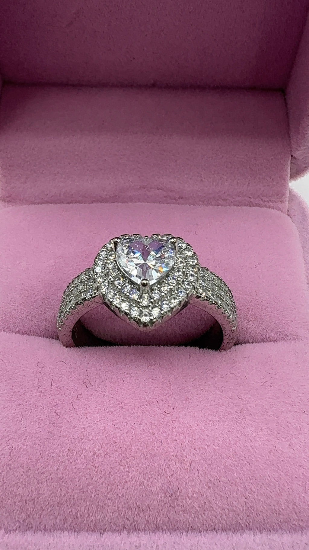 Anillo corazón estilo Pandora