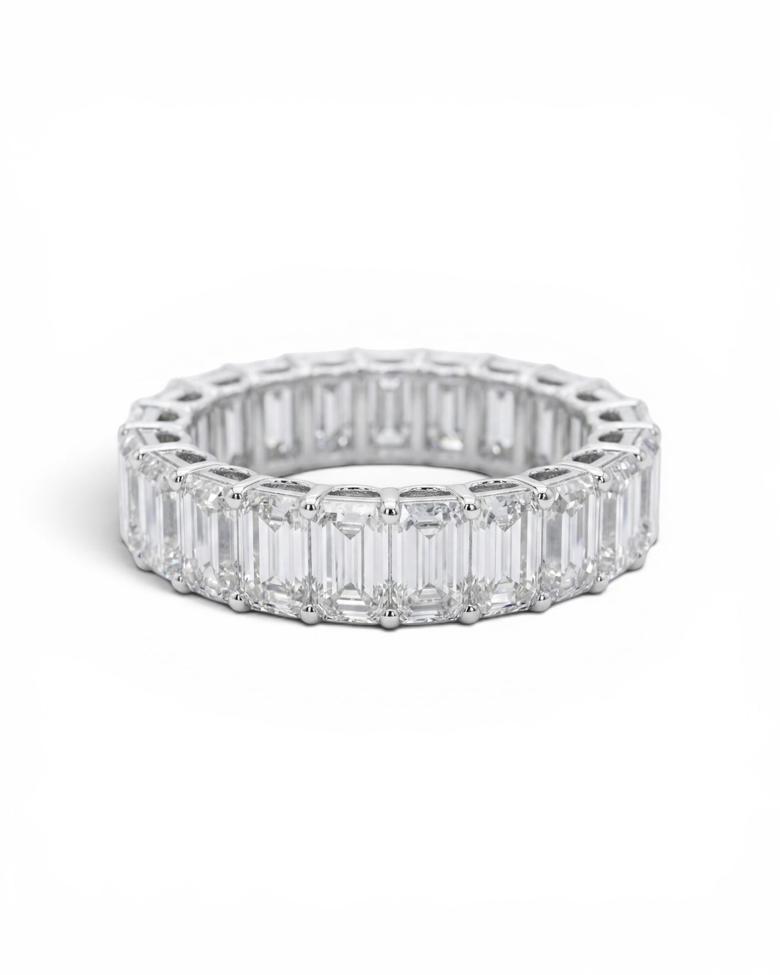 Anillo churumbela moissanita