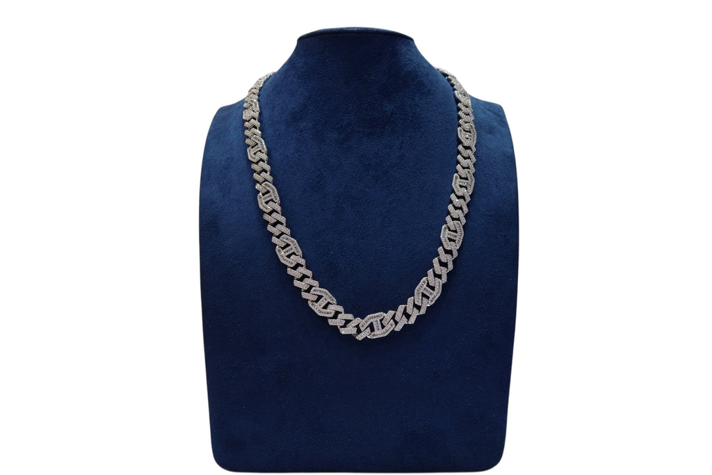 Cadena estilo Guci baguette