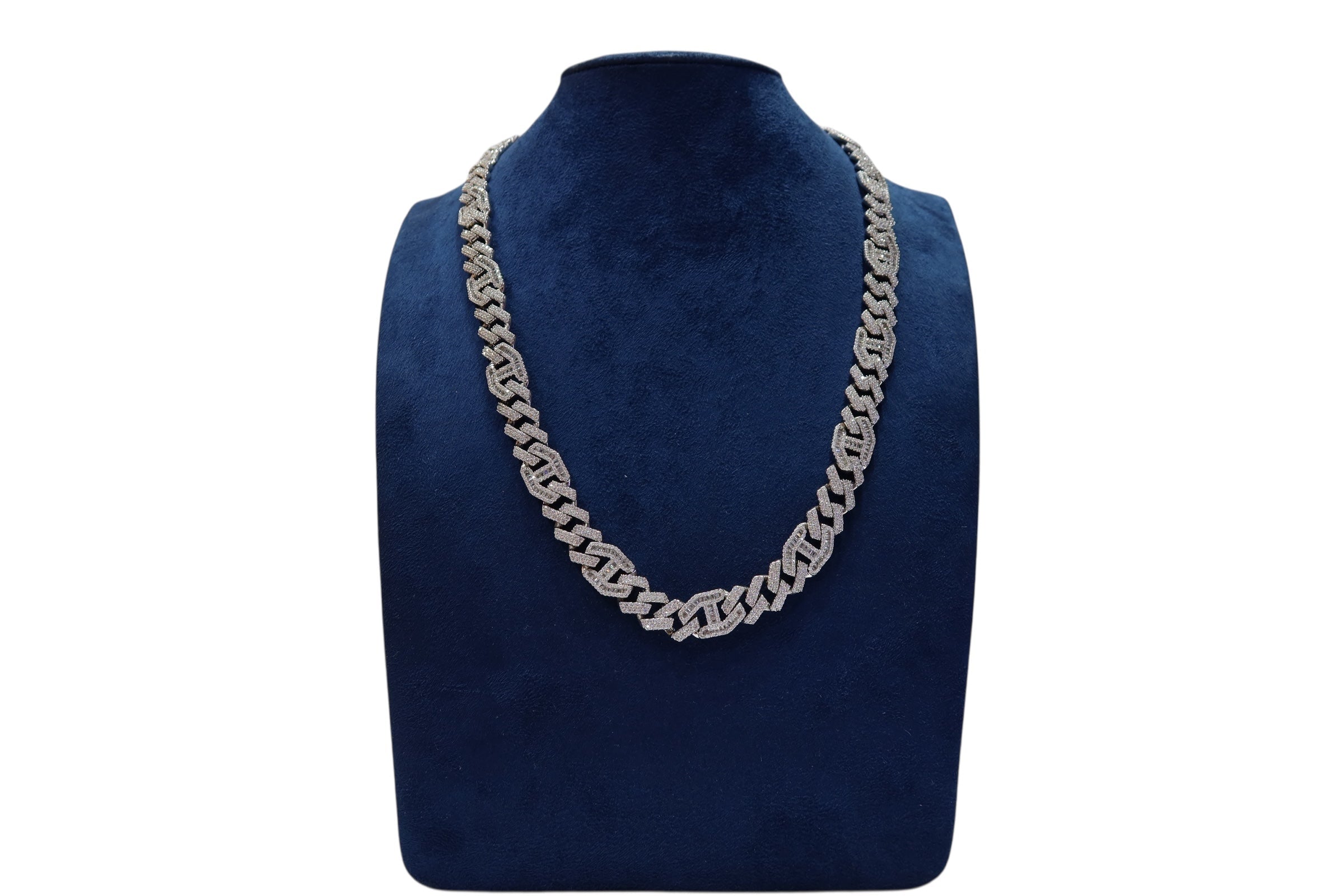 Cadena estilo Guci baguette