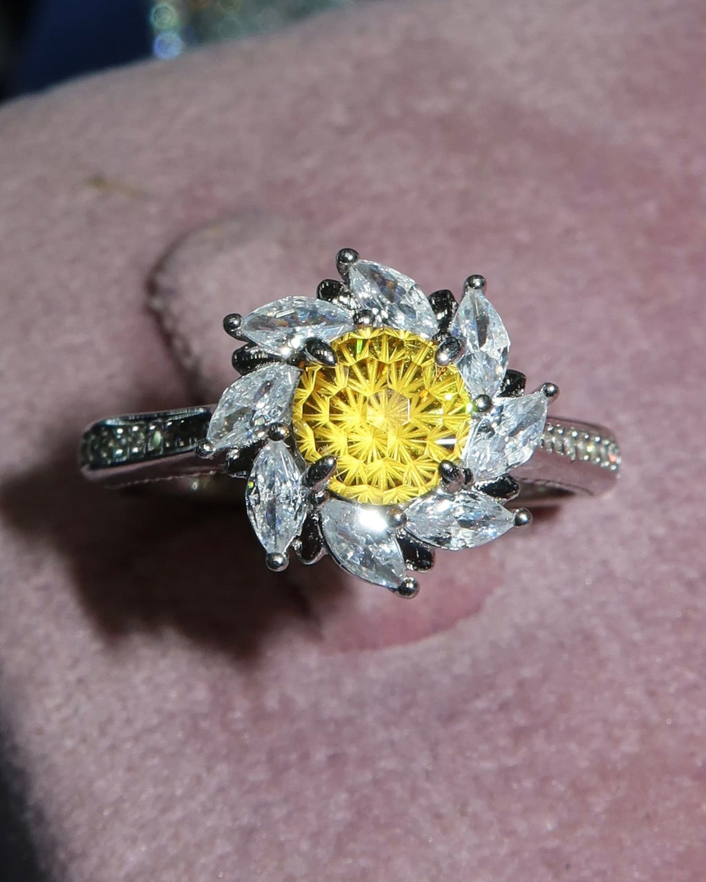 Anillo girasol