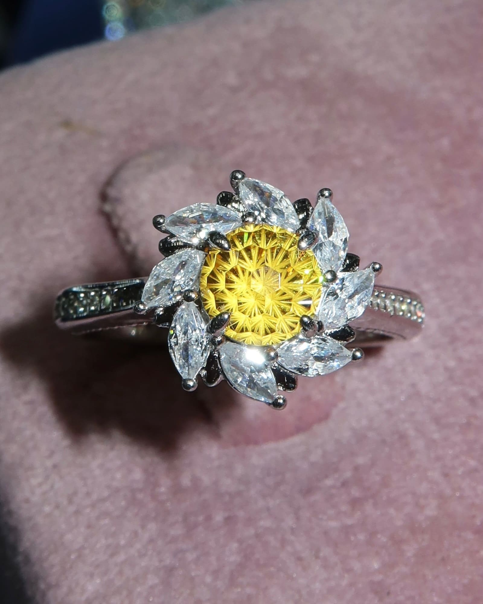 Anillo girasol
