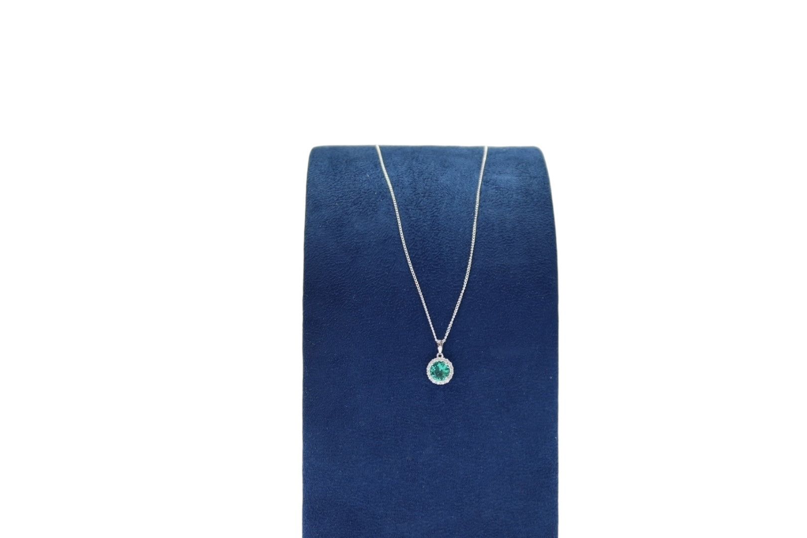 Dije solitare greenblue