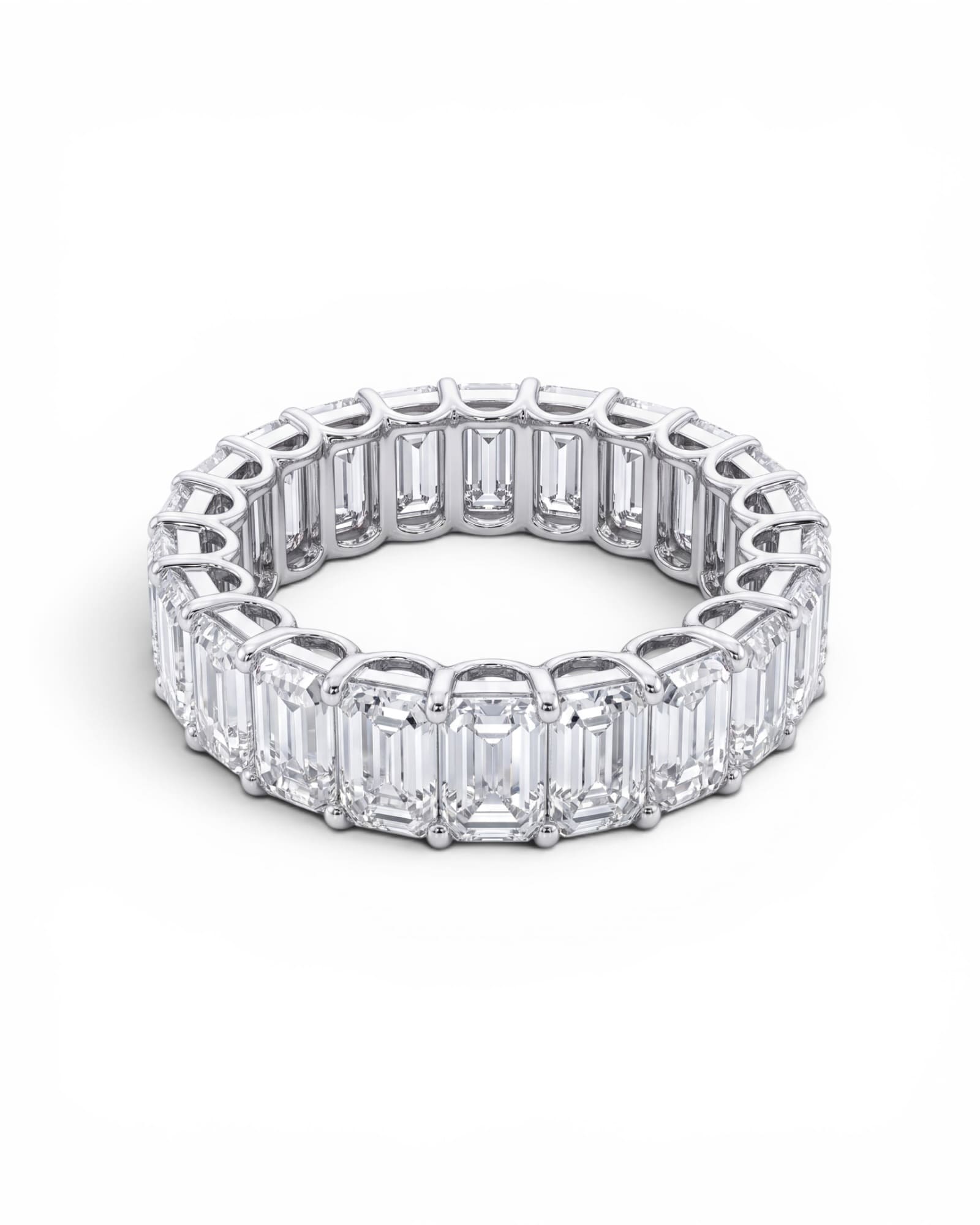 Anillo churumbela moissanita