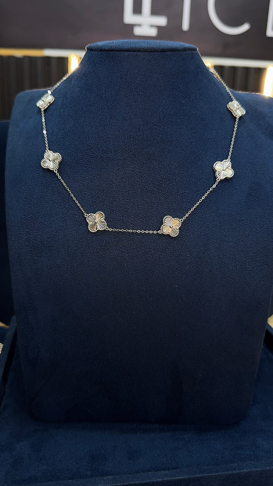 Cadena van cleef Plata