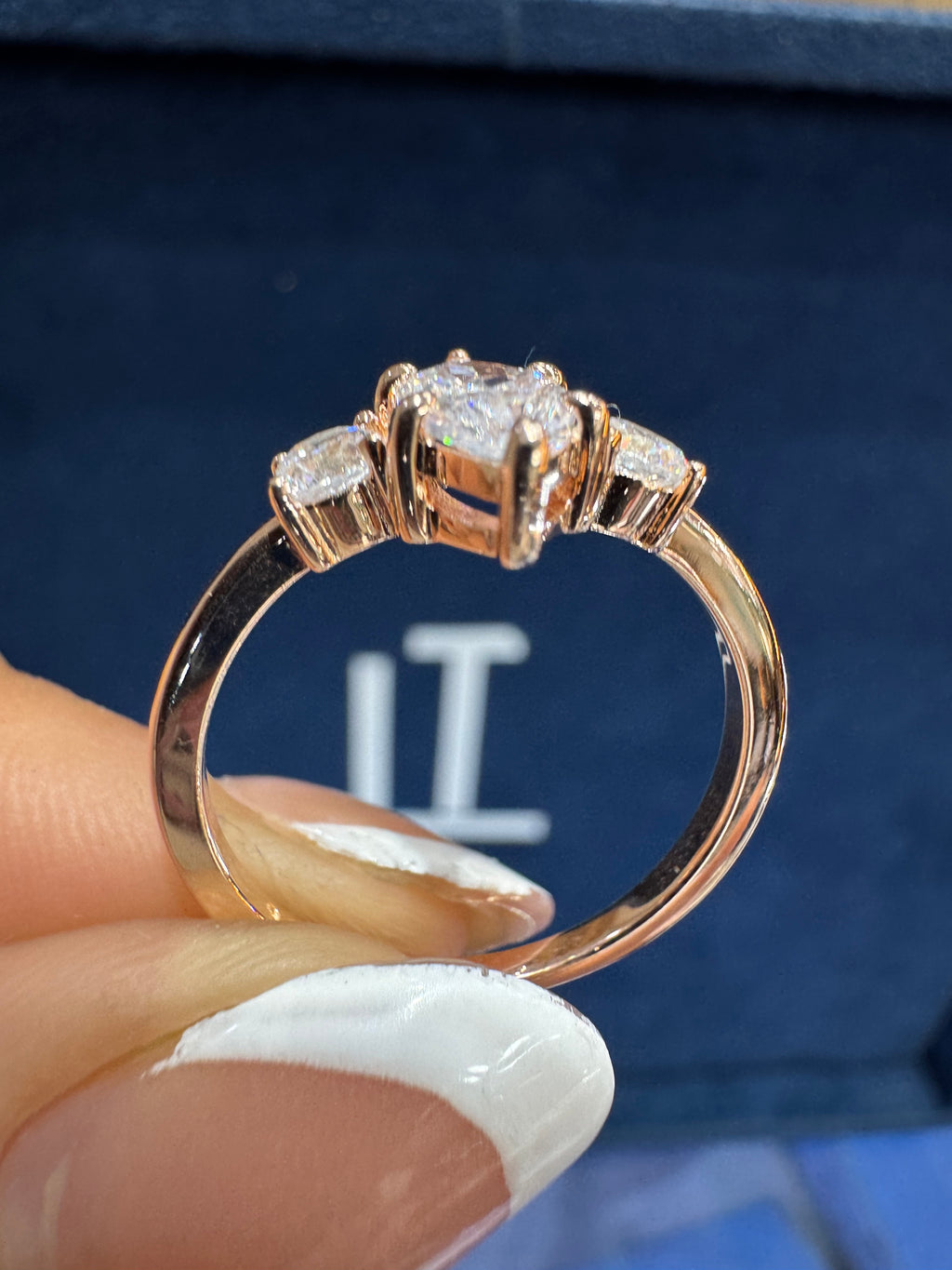 Anillo rosegold marquisse