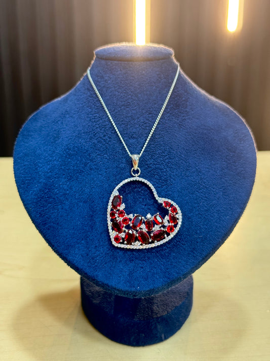 Collar dije corazón