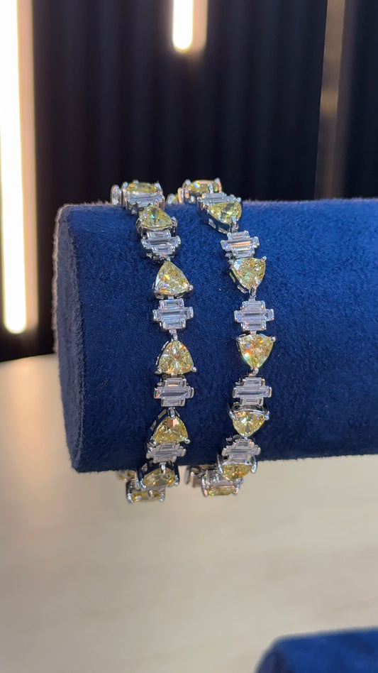 Pulso Swarovski amarilla