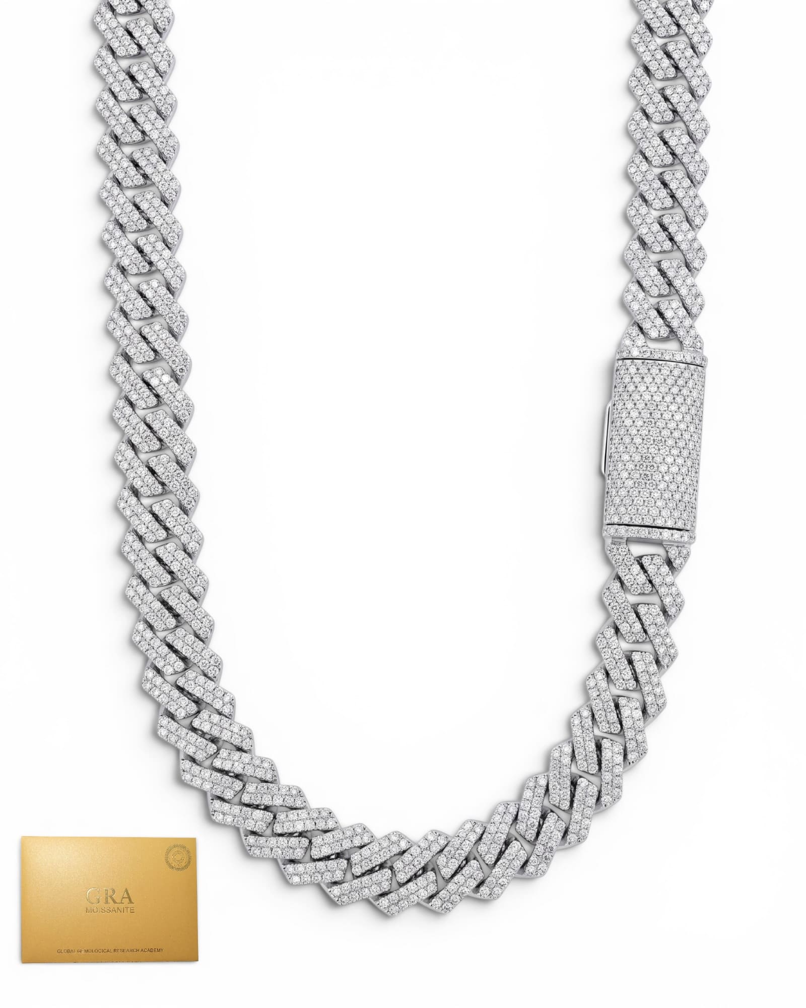 Cadena Miami moissanita