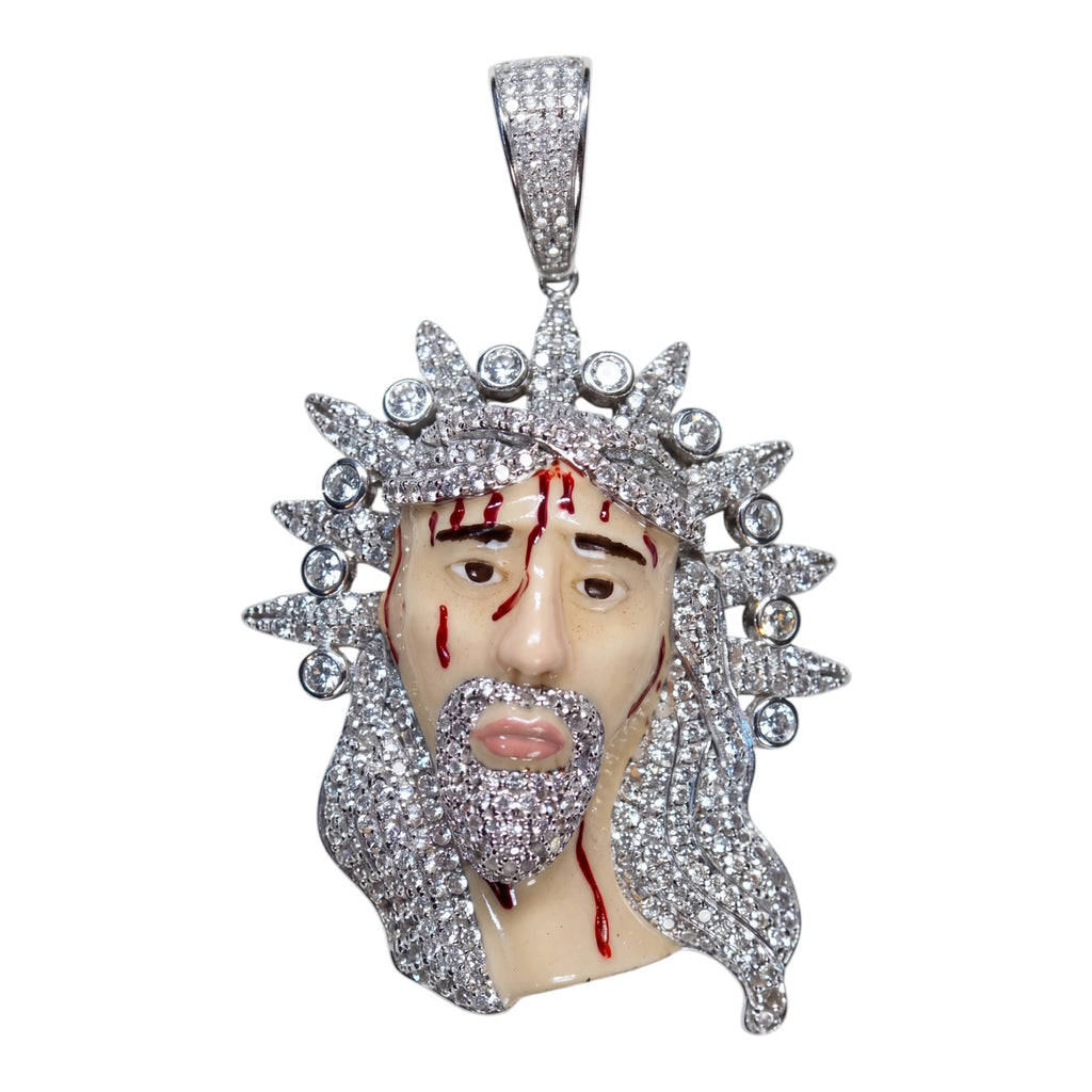 Dije Cristo esmaltado