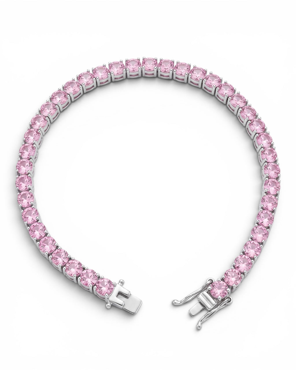 Pulso tenis rosa 4 uñas