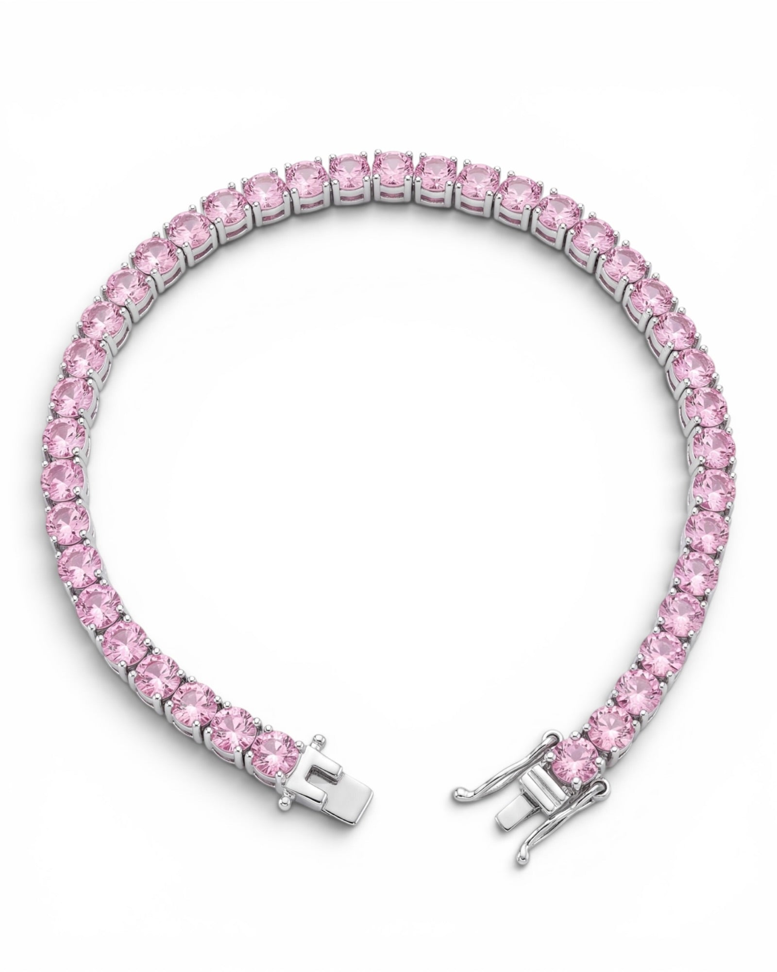 Pulso tenis rosa 4 uñas