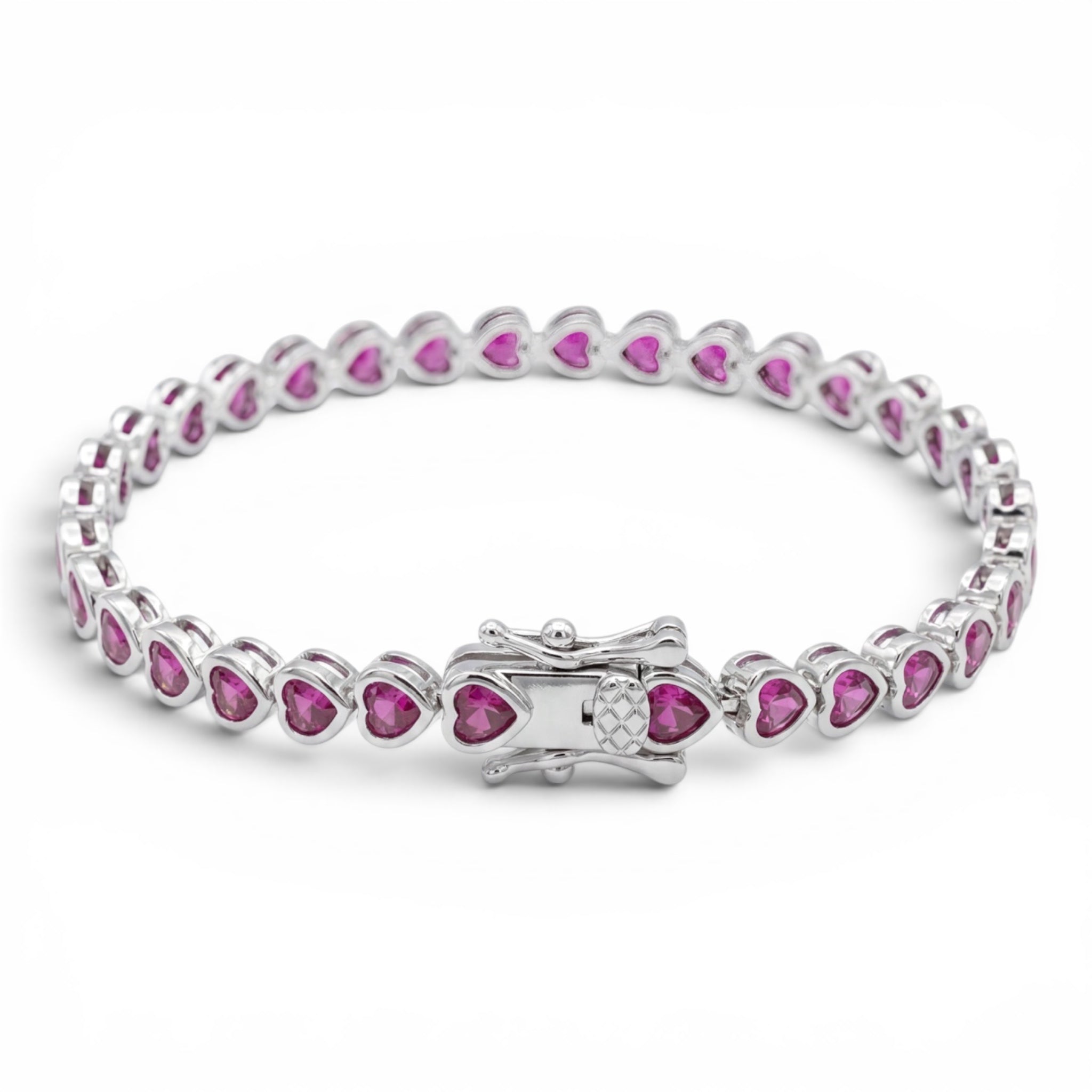 Pulso corazón rosa