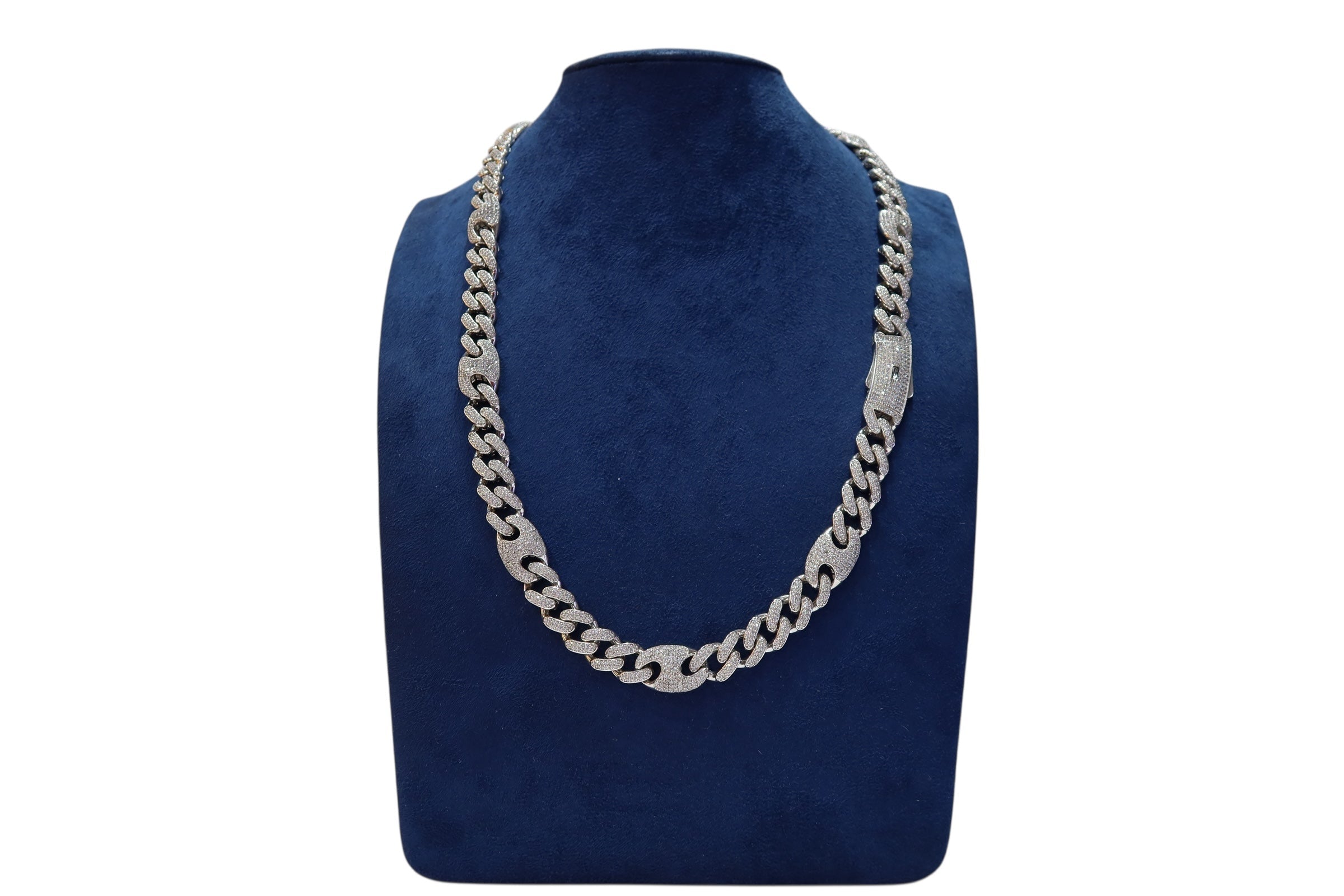 Cadena estilo Guci full ice