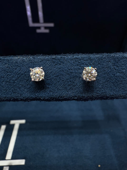 Aretes Moissanita
