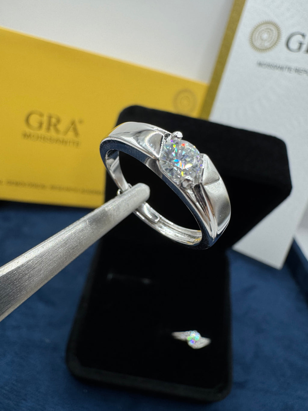 Adjustable promise rings for men and women